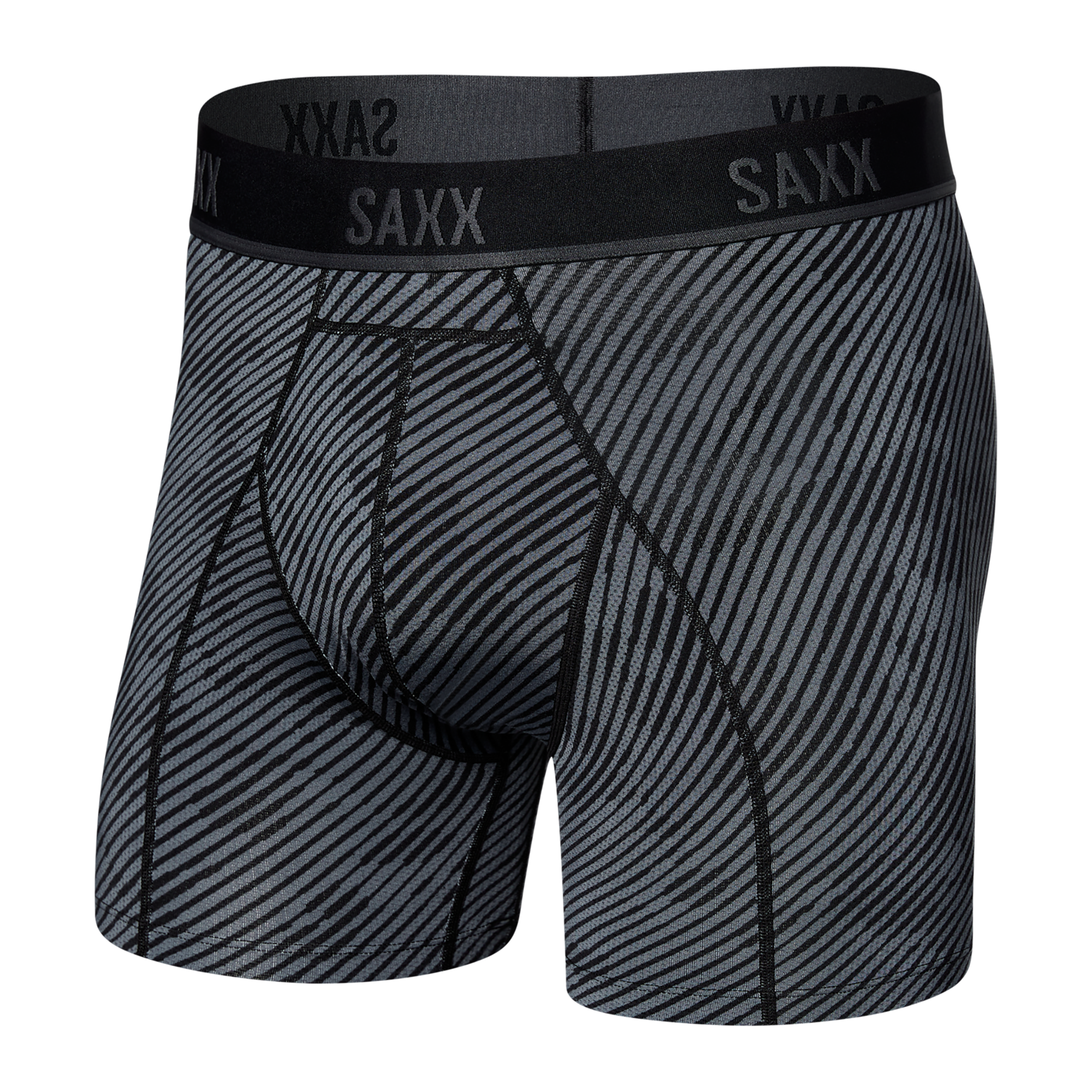 3 Pack 2(X)IST Mens Sport Mesh Boxer Briefs Size Large 6” Inseam Black A44
