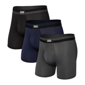 Daytripper 3-Pack Boxer Brief  Black/Grey/Navy – SAXX Underwear