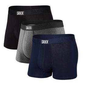  DKNY Men's Walpi Soft 5 Pack Boxer Briefs - Black/Grey