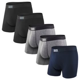 5 Pack French Connection Briefs Black/Black/Black/Grey/Grey