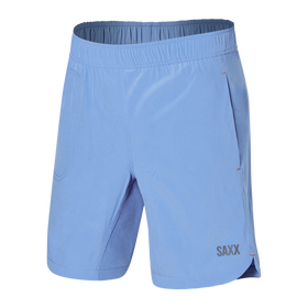 Light Blue Vintage Woven Shirt + Volley Swim Shorts Set
