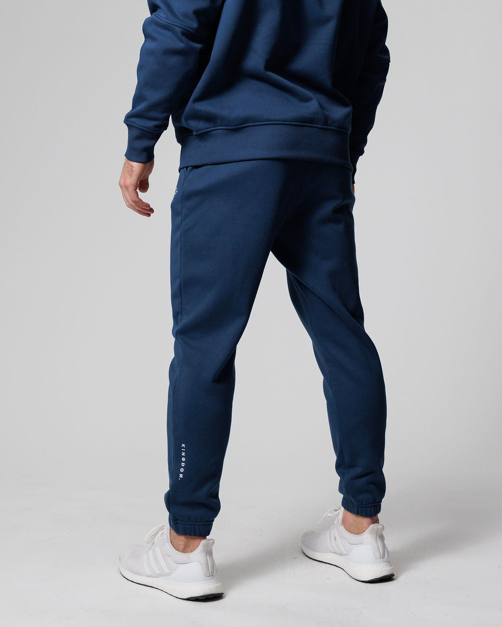 Nike Men's Tech Fleece Jogger Sweatpants in Midnight Navy/Black