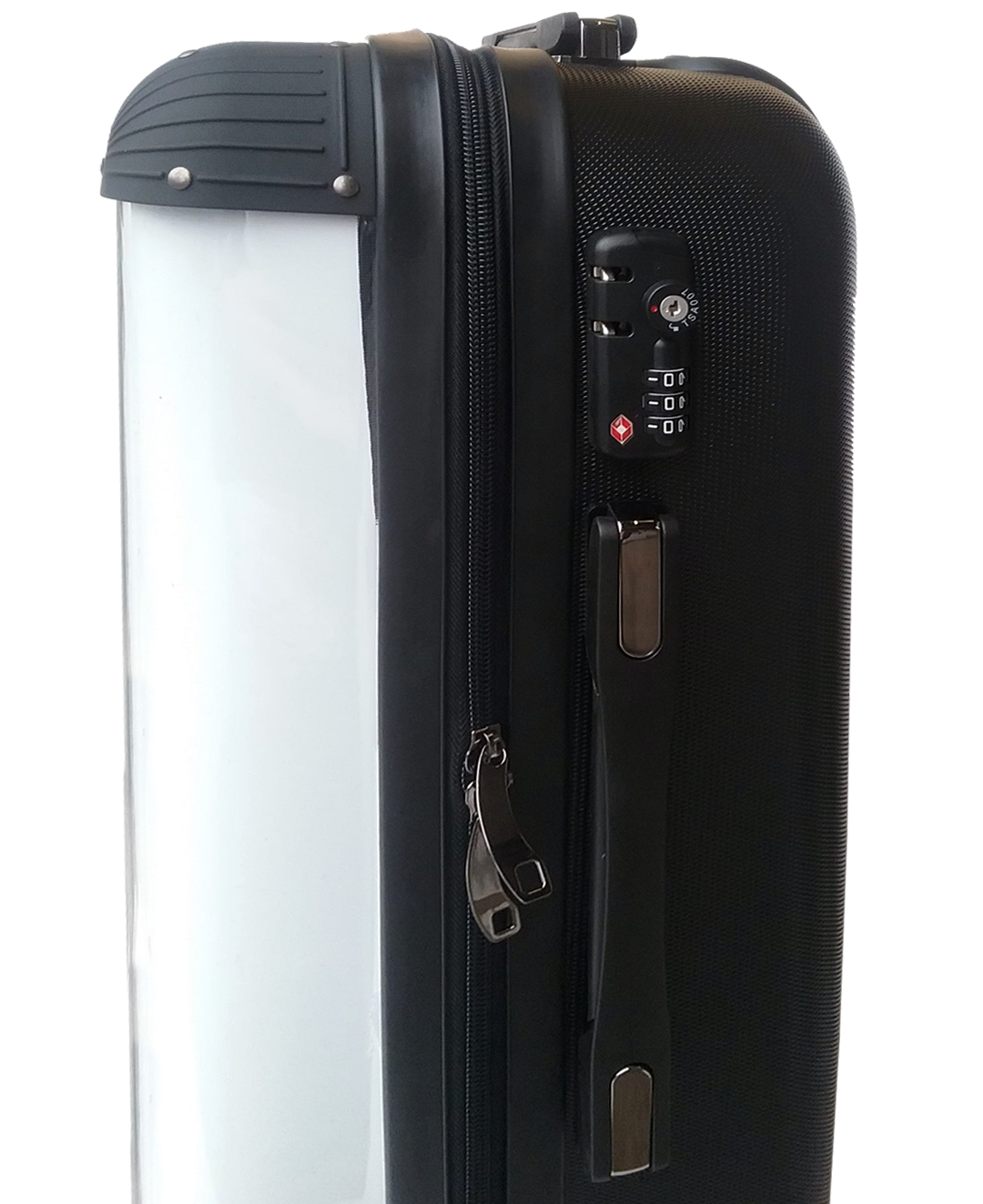 large suitcase with lock