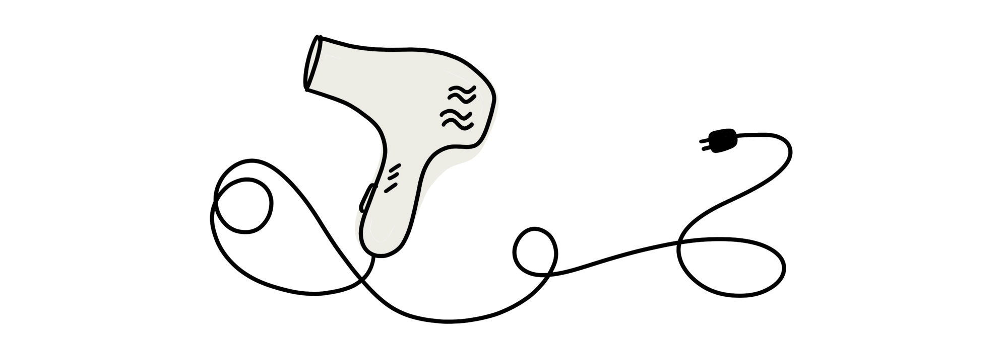 illustration of hairdryer