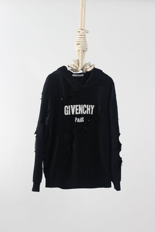 givenchy distressed crewneck