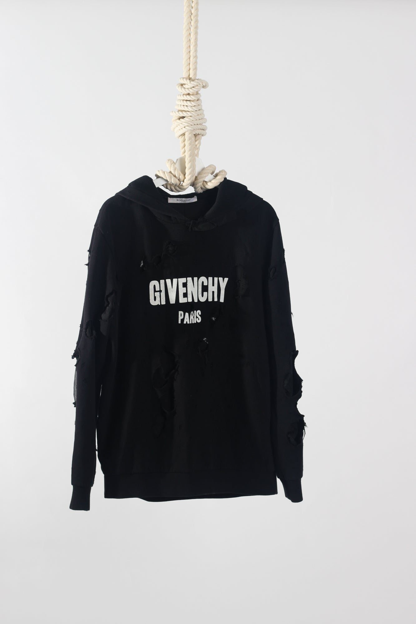 givenchy men's black hoodie