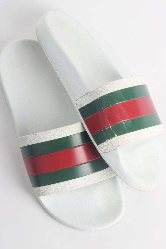 GUCCI PURSUIT '72 RUBBER SLIP-ON SLIDES 