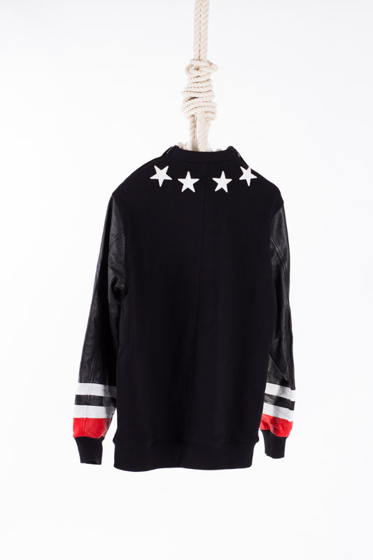 Givenchy Men's Black Stars Leather Jumper – LUXE RELOADED