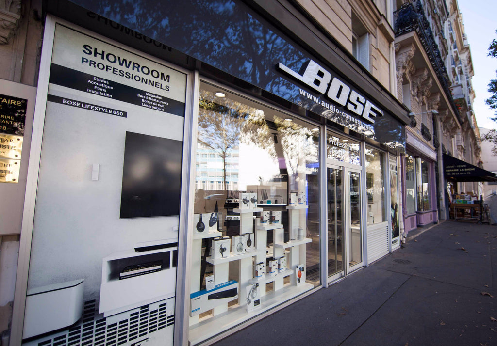 magasin Bose et showroom bose professionel paris bastille
