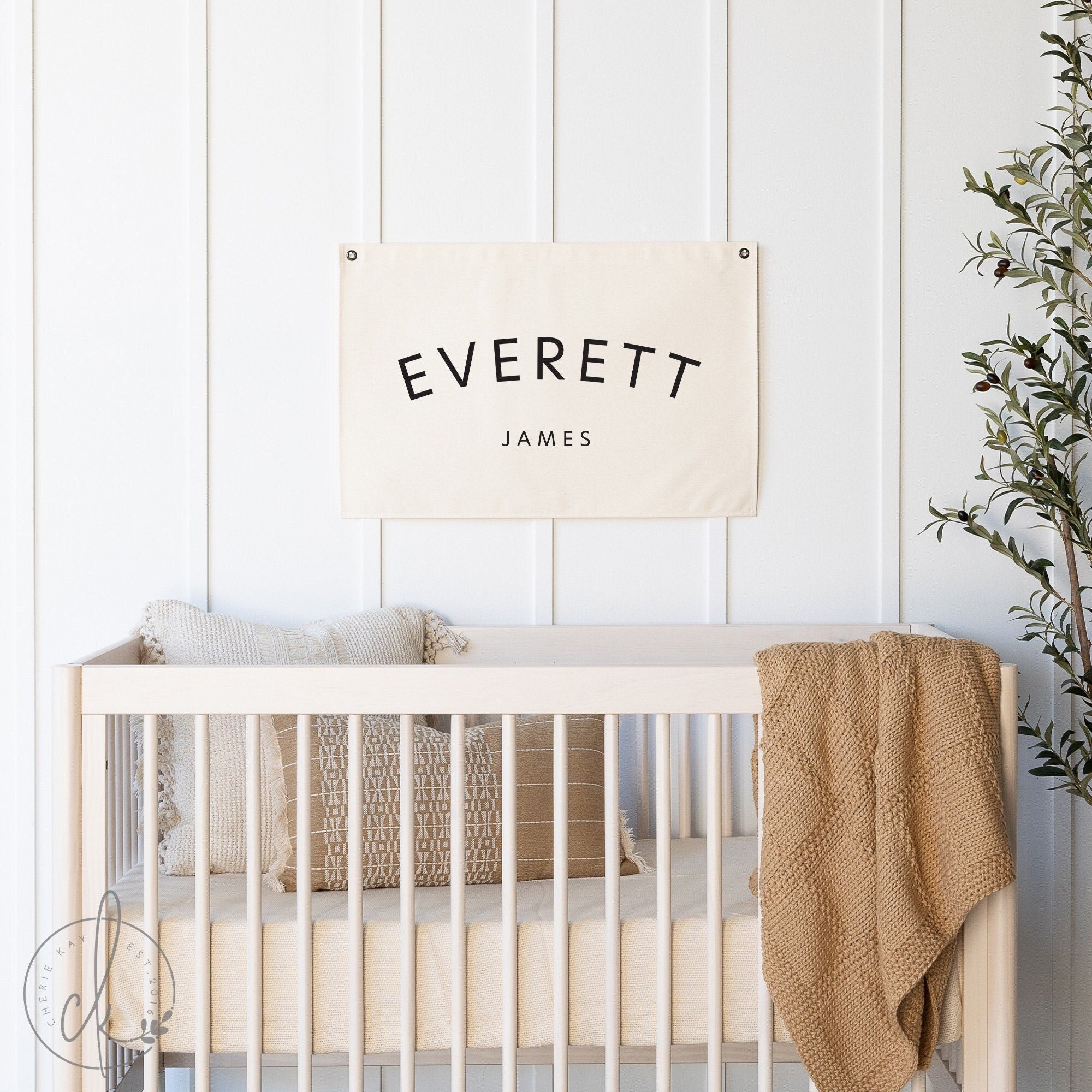 Andaz Press Hanging Wall Canvas Banner, Kid, You'll Move Mountains Canvas, Nursery Wall Decoration Banner, 1-Pk, Size: Newborn, Beige