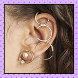 faux piercing ear cuff hélix cartilage