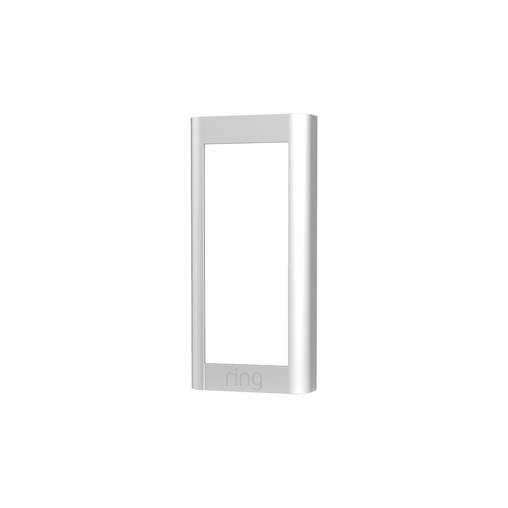 Interchangeable Faceplate (for Video Doorbell Wired) - Silver Metal:Interchangeable Faceplate (for Video Doorbell Wired)