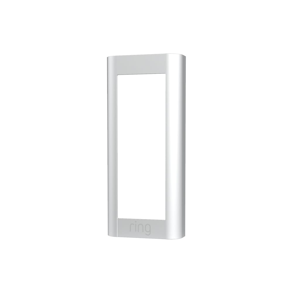 Interchangeable Faceplate (for Wired Video Doorbell Pro (Video Doorbell Pro 2)) - Silver Metal:Interchangeable Faceplate (for Video Doorbell Pro 2)
