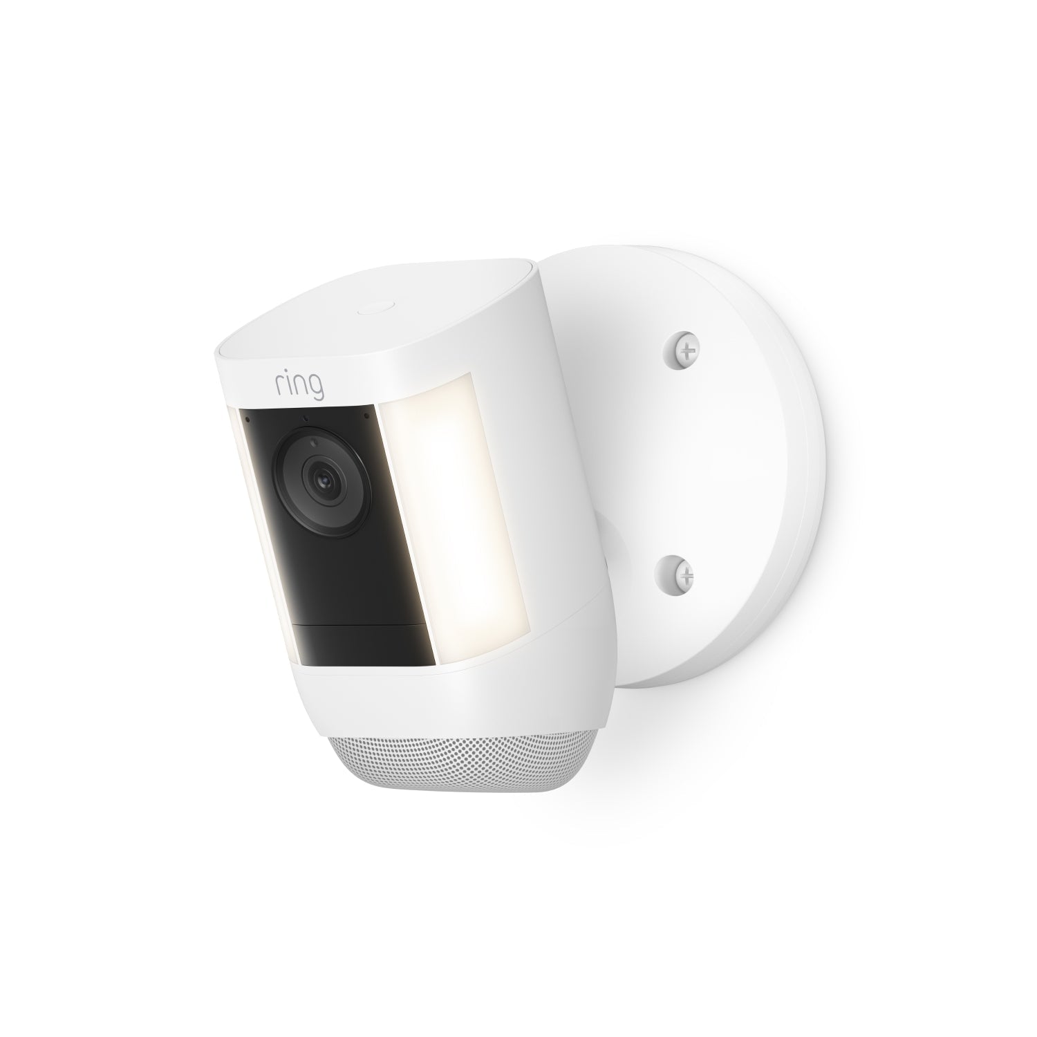 Spotlight Cam Pro Wired - White:Spotlight Cam Pro Wired