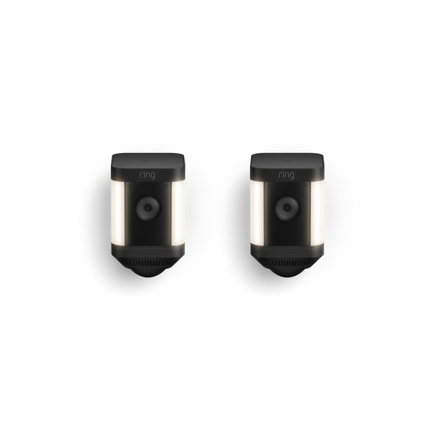 2-Pack Spotlight Cam Plus Battery - Black:2-Pack Spotlight Cam Plus Battery