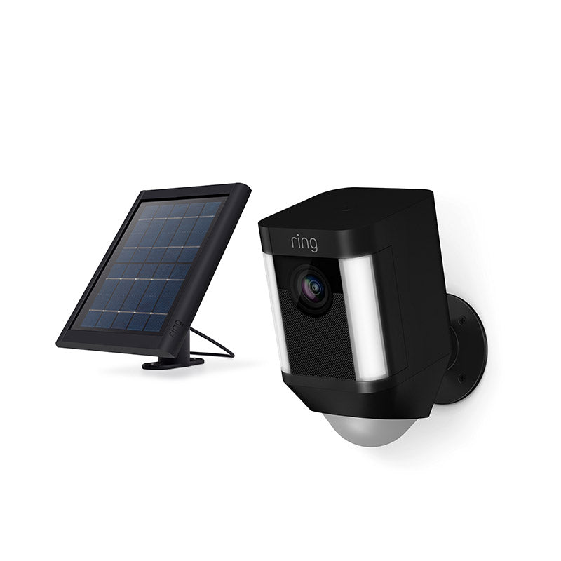 ring spotlight solar camera