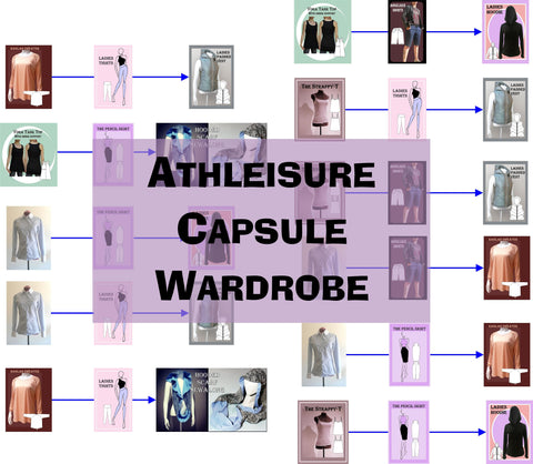 athleisure, capsule, wardrobe, fashion, Sew, sewing, sewalong, sewalongs, sew-alongs, sew along, sewing pattern, designer, fashion, sew your own, learn to sew, free