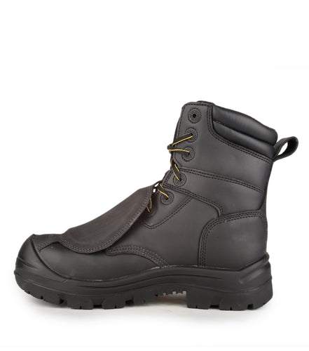 Alloy, Black | 8'' Work Boots with External Metguard | Vibram TC4 ...