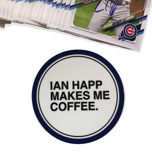 IAN HAPP MAKES ME COFFEE.