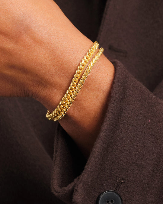 Cuban + Franco Bracelet Stack - Image 2/2