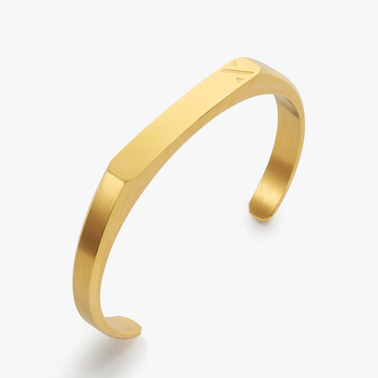 Ace Cuff Bracelet - Gold - Image 1/2