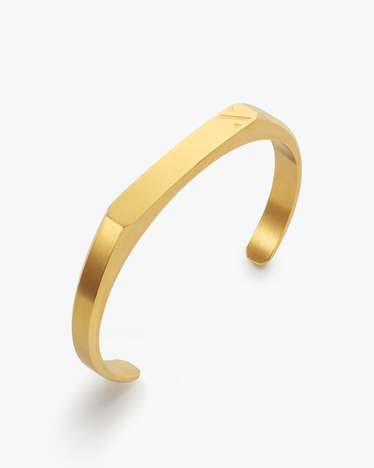 Ace Cuff Bracelet - Gold - Image 1/2