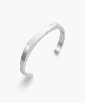 Ace Cuff Bracelet - Silver