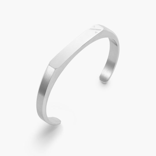 Ace Cuff Bracelet - Silver - Image 1/2