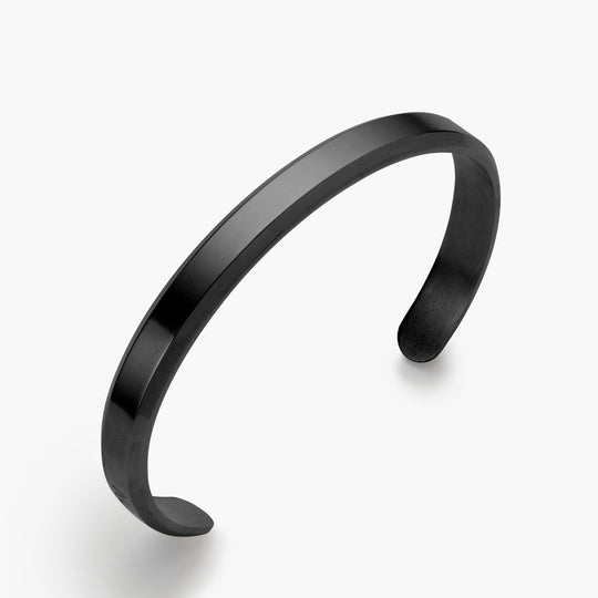 Avenue Cuff Bracelet - Black - Image 1/2