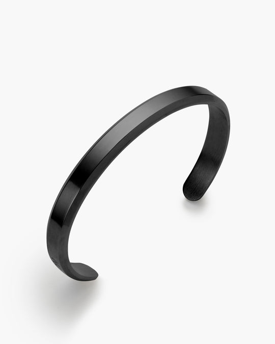 Avenue Cuff Bracelet - Black - Image 1/2