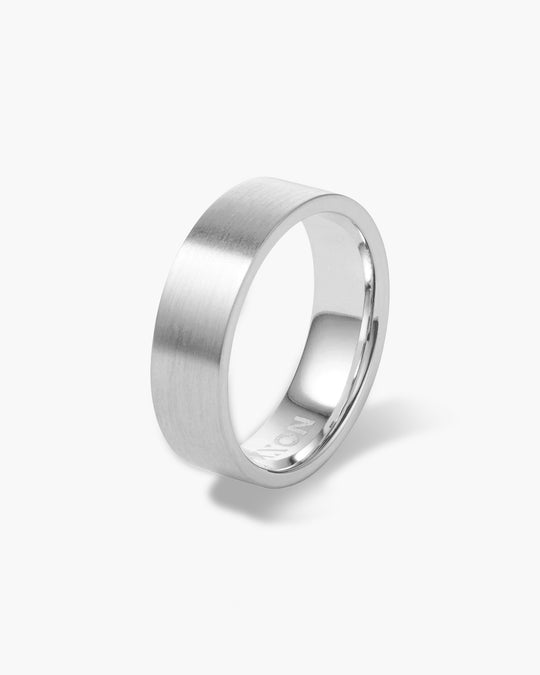 Classic Tungsten Band - Silver - Image 1/2