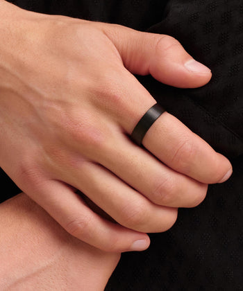 Classic Tungsten Band - Black