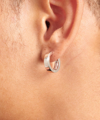 Classic Hoop Earrings - Silver