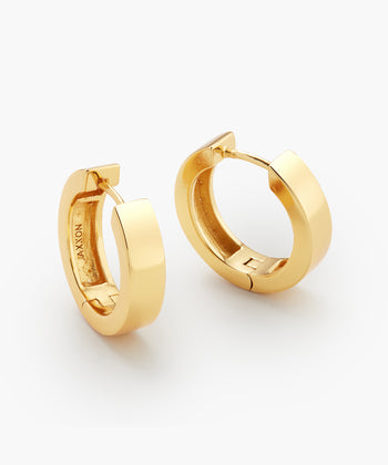 Picture of Classic Hoop Earrings - Gold