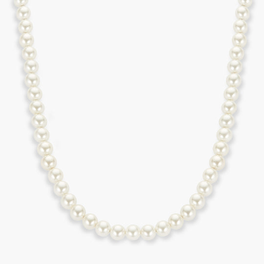 Classic Pearl Necklace - 4mm - Image 1/2