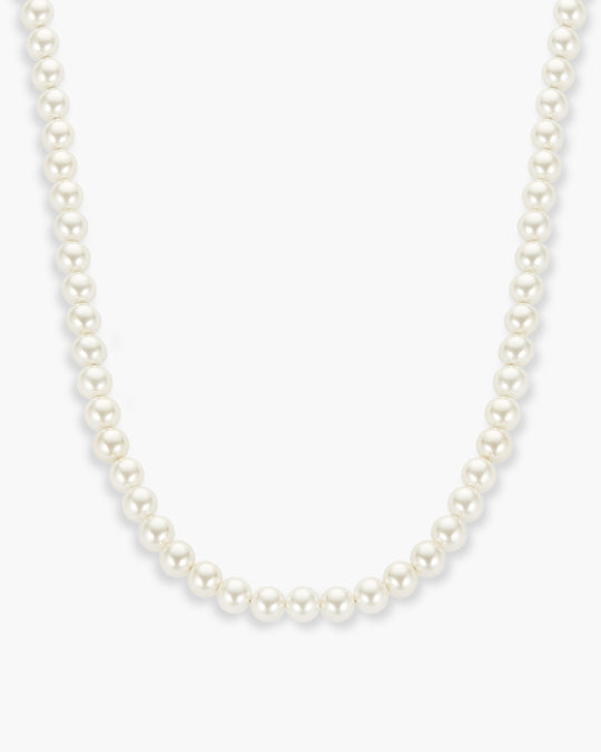 Classic Pearl Necklace - 4mm - Image 1/2
