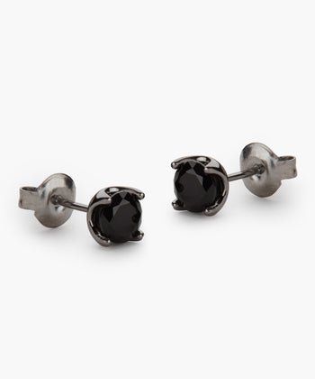 Picture of Classic Stud Earrings - Black