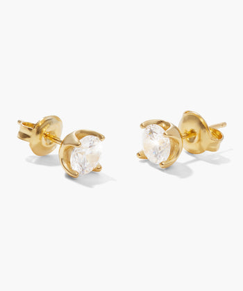 Picture of Classic Stud Earrings - Gold