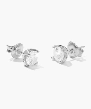 Picture of Women's Classic Stud Earrings - Silver