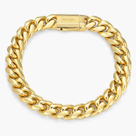 Cuban Link Bracelet - 10mm - Men's Gold Bracelet - JAXXON
