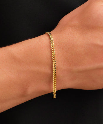 Cuban Link Bracelet - 3mm