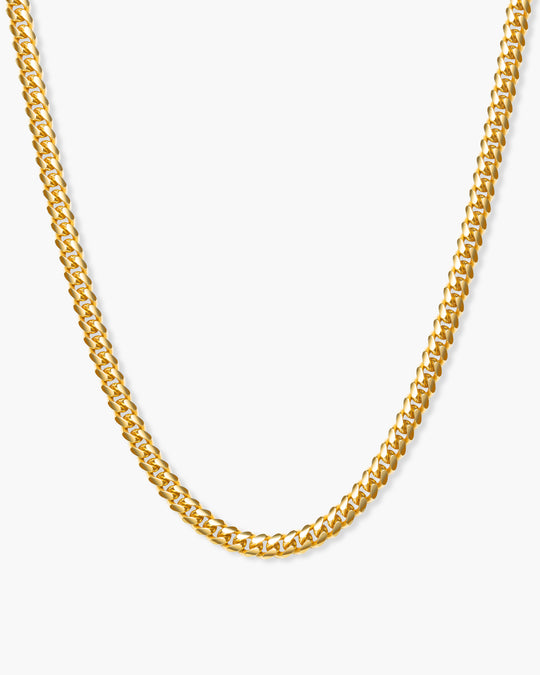 Women's Cuban Link Chain - 3mm - Image 1/2