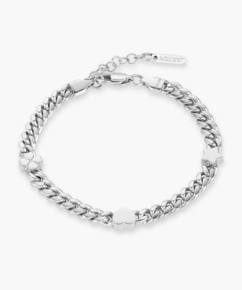 Cuban Link Charm Bracelet - 6mm