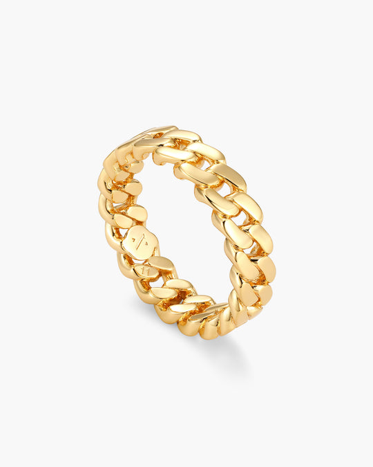 Cuban Link Ring - Gold - Image 1/2