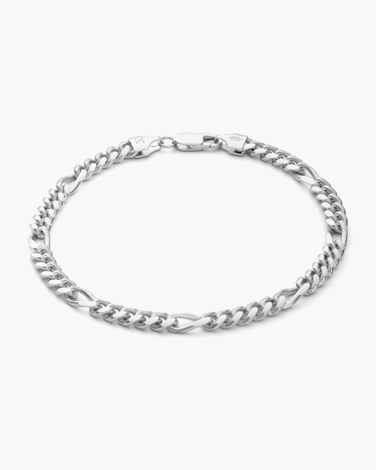 Figaro Chain Bracelet - 5mm - Image 1/2