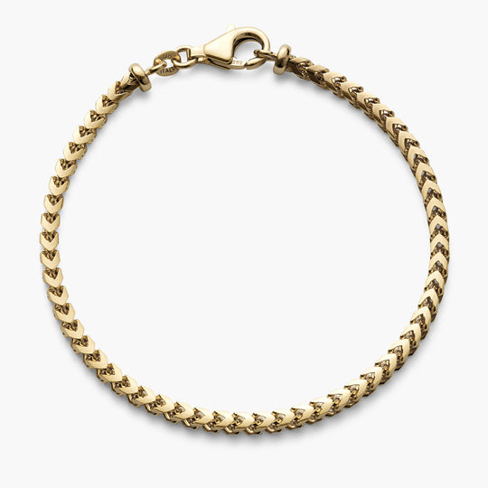 JAXXON 3mm Cuban Link Gold Bracelet | 6.5/7.5