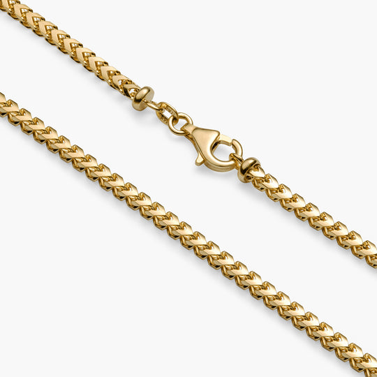 Solid Gold Franco Chain  3mm - Image 5/5