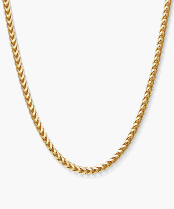 Solid Gold Franco Chain - 3mm
