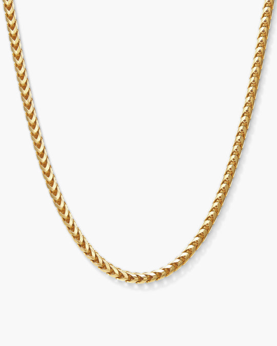 Solid Gold Franco Chain  3mm - Image 1/5