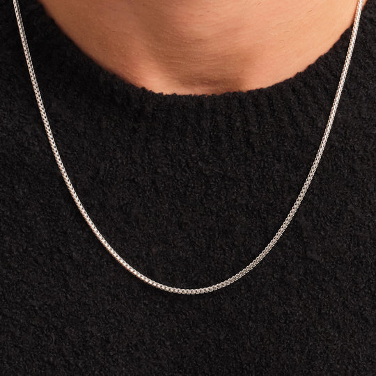 Rope Chain - 2.5mm - Men's Sterling Silver Rope Chain - JAXXON